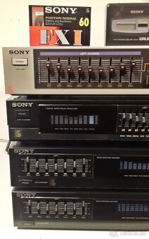 4x Equalizer SONY 2x9 pasmovy, 2x7 pasmovy, vyr. JAPAN = Eq3 - 4