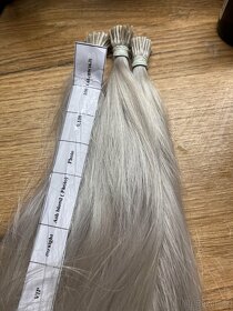 Ruské vlasy blond platina ash - 4