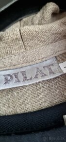 Ľanový dámsky kabátik - odevný originál od Pilata - 4