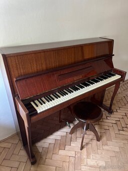 Klavír Scholze SCHOLZE - model 110, r. 1971, s dokladmi - 4
