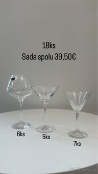 Krištáľové, brand, vínové poháre, dekantéry, šálky - 4