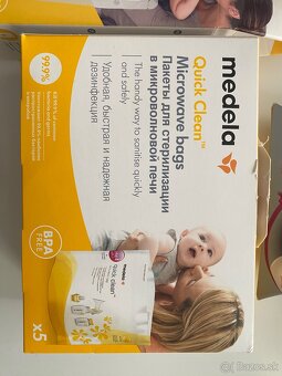 Medela odsávačka mlieka ako nová + darčeky - 4