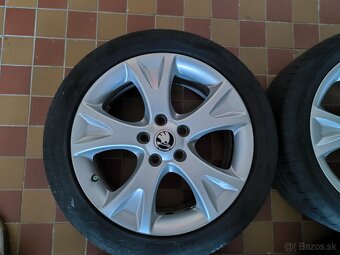 Elektróny 5x112 r17 + letné gumy 225/45 r17 - 4