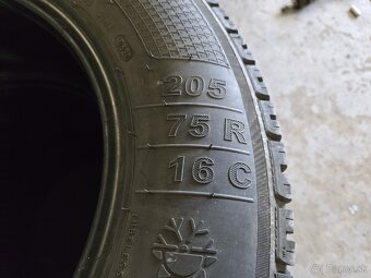 4x Celoročné dodávkové pneu 205/75r16c - 4