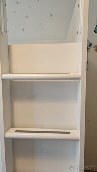 Detska postel Ikea Smastad so stolom a skrinkou (zlta) - 4