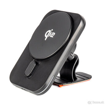 Držiak mobilu magnetický s bezdrôtovým nabíjaním - 4