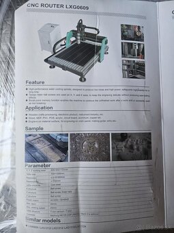 CNC fréza UNICH LXG0609 + odsávač pilín - 4