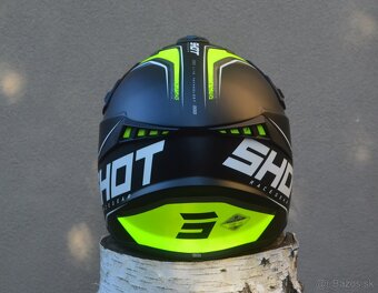 SHOT matná čierno žltá priba CARBON Kevlar 1100gra. - 4