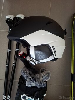 Lyže 163cm jazdené, nová prilba, nové lyžiarky - 4