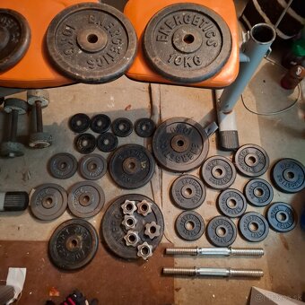 Predám posilňovaciu vežu + činky - 4