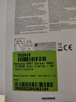 Predám Samsung Galaxy A05s - 4