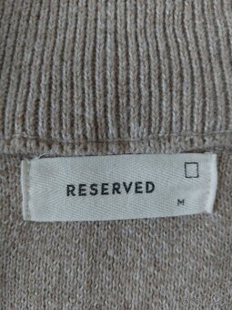 Pulóver s rolákom na zips Reserved M. - 4