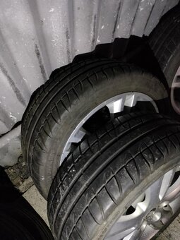 4ks alu disky orig. Skoda 5x100 r16 205/45 r16 - 4