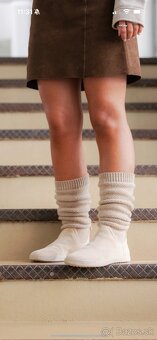 Shapen barefoot Knitty krémovo béžové topánky - 4