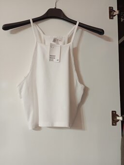 Čierny / biely top H & M - 4