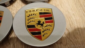 Porsche stredové krytky do kolies 76mm / 65mm viac farieb. - 4