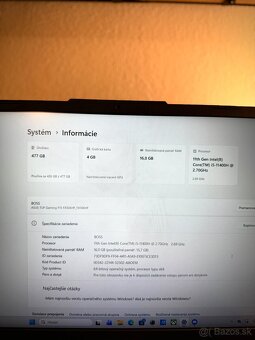 Predám herný NTB ASUS TUF F15, AKO NOVY - 4