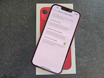 Apple Iphone 13 128GB Product Red, zaruka, TOP STAV - 4
