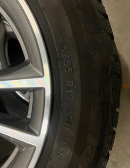 Zimné pneu Pirelli 225/55 r17+elektrony - 4