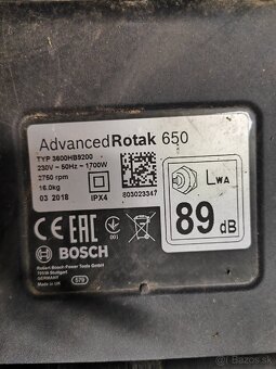 Bosch rotak 650 elektrická kosacka - 4