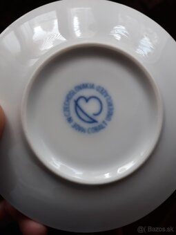 PORCELÁNOVÉ TANIERE COBAL 1 komplet SADA - 4