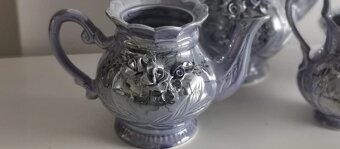 Predám keramickú modrú čajovú súpravu - 4