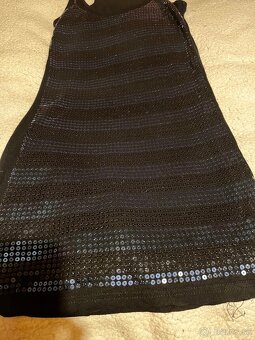 Tričko bez rukávov s lesklými flitrami - 4