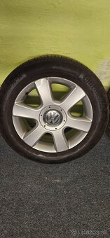 Alu.VW 5x112 +Pneu Continental 205/55R16 letné - 4