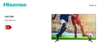 HISENSE 43A7100F 43" - 4