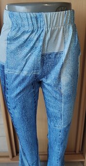 široke dámske nohavice S - 4