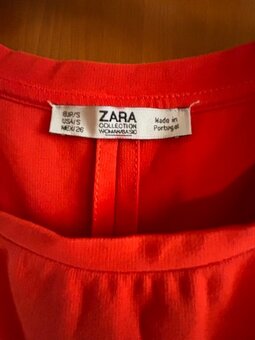 ZARA - červené šaty + darček čierne sako zadarmo - 4