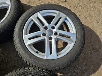 zimní r17" Audi Škoda 5x112 pneu 225/50 r17 90% vz - 4