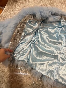 Svetlomodrý pravý kožúšok z líšky - 4