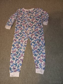 Dievčenské oblečenie veľ. 128 - BALÍK 12 ks - 4