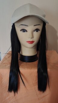 krémová šiltovka s parochňou - 4