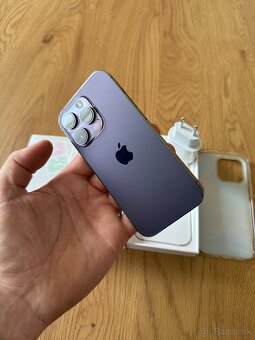 iPhone 14 Pro 256 gb Deep Purple - komplet príslušenstvo - 4