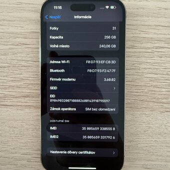 iPhone 14 Pro 256 GB zlatý - 4