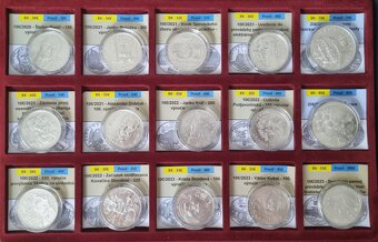Komplet slovenských strieborných € mincí (72 mincí) BK - 4