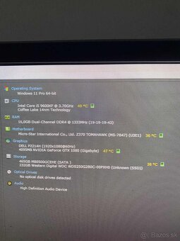 ✅ Herný PC na predaj – i5 9600KF + GTX 1080 8G ✅ - 4