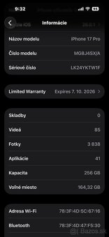 ❤️ NOVÝ - APPLE IPHONE 17 PRO - 256 GB - DEEP BLUE ❤️ - 4