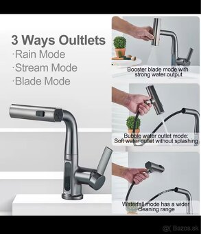 Kuchynská batéria s digitálnym LED displejom - 4