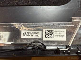 Vrchný kryt displeja Dell s anténami – originál diel - 4