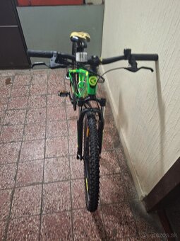 Predám detský bicykel 24kola Kellys zeleny - 4