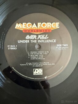 Over Kill – Under the influence (Megaforce Worldwide, 1988) - 4