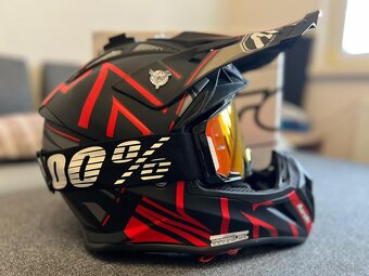 Airoh aviator 2.2 styling red matt + okuliare + výstroj - 4