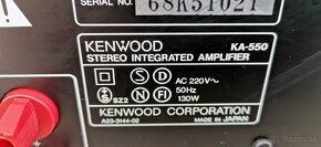 Predám zosilovač Kenwood KA-550. - 4