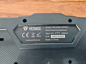 Hráčska klávesnica Yenkee YKB 3300 Hornet - 4