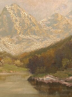 Obraz Josef Trunke, Vysoké Tatry olejomalba 40x54 - 4