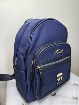 Karl Lagerfeld ruksak tmavomodrý - 4