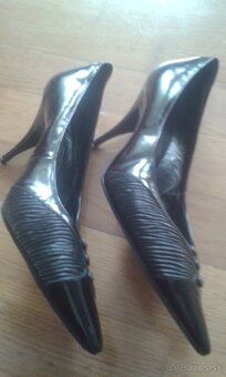 čierne lodičky Salamander - 4